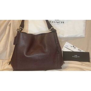 Coach ox blood Leather Shoulder Bag